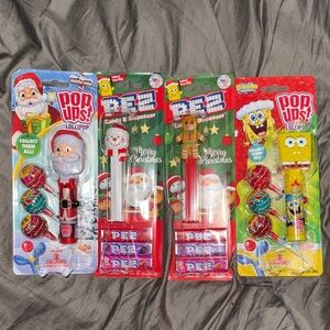 2X Pop Ups & 2X PEZ Dispensers (New)